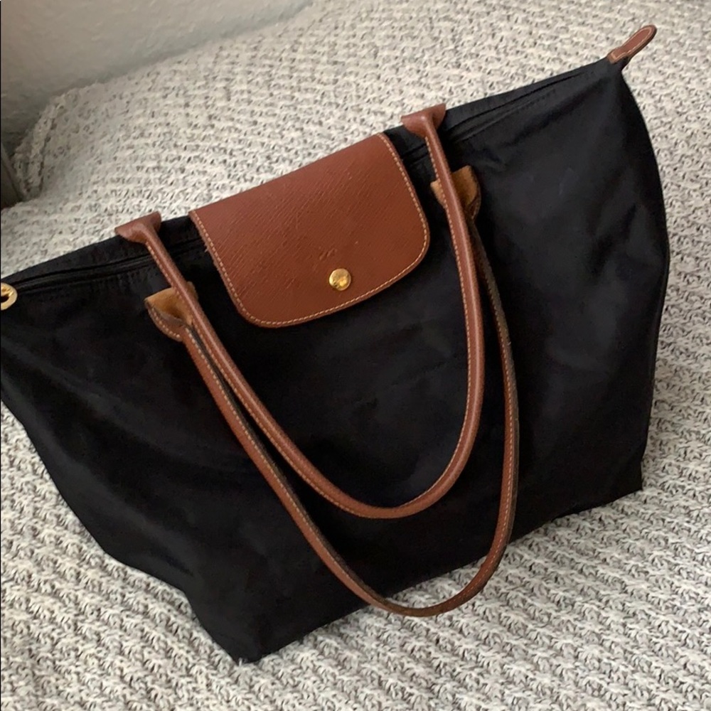 Longchsmp tote - black, large